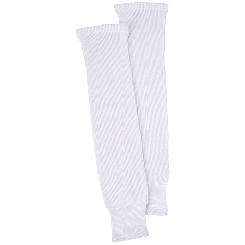 CCM S100P White Knit Hockey Socks