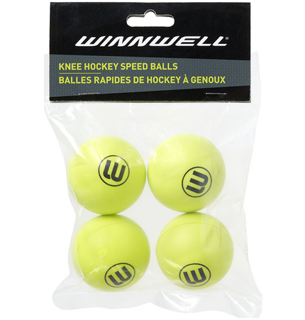 Winnwell Knee Hockey Balls (4 Pack)