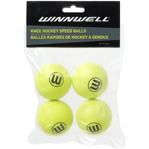 Winnwell Knee Hockey Balls (4 Pack)