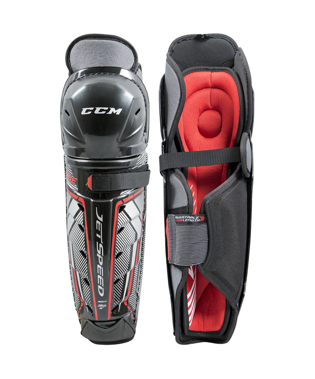 CCM JetSpeed Vibe Shin Guards - SENIOR