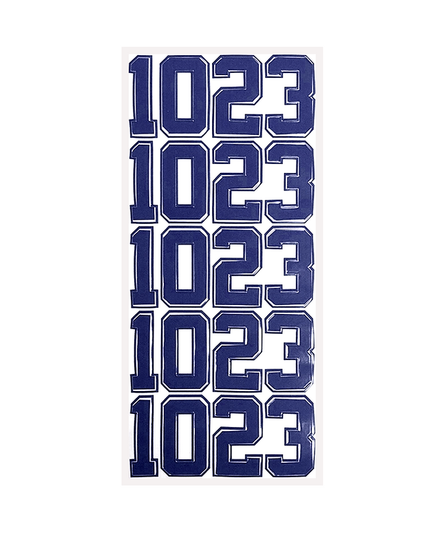 Navy Helmet Number Pack