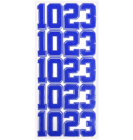 Royal Helmet Number Pack